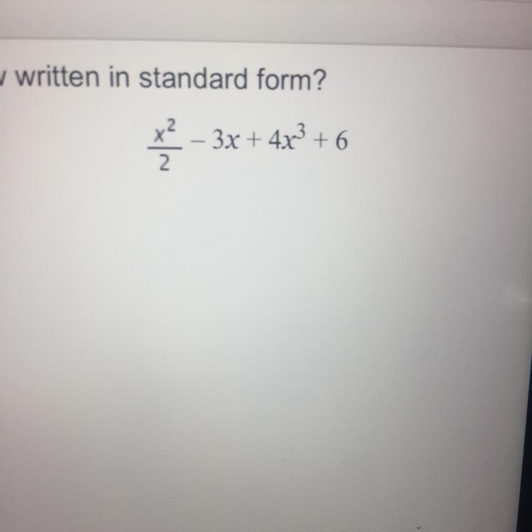 Which represents the polynomial below written in standard form-example-1