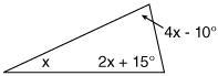 ANSWER FOR 69 YEARS OF GOOD LUCK What type of triangle is shown? equiangular triangle-example-1