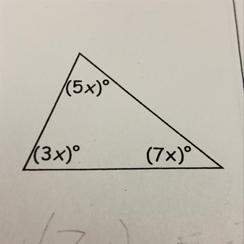 Find the measure of each angle in the triangle-example-1