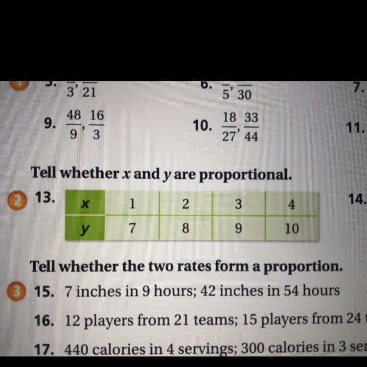 Is it proportional?Please help me-example-1