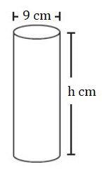 ASAP HELP PLEASE A cylinder and its dimensions are shown. Which equation can be used-example-1