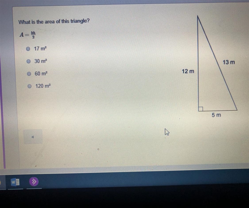 What is the area of this triangle NeED AWSER ASaP-example-1