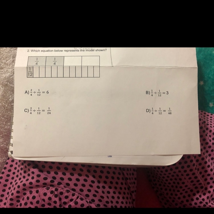 Which equation below represents the model shown?-example-1