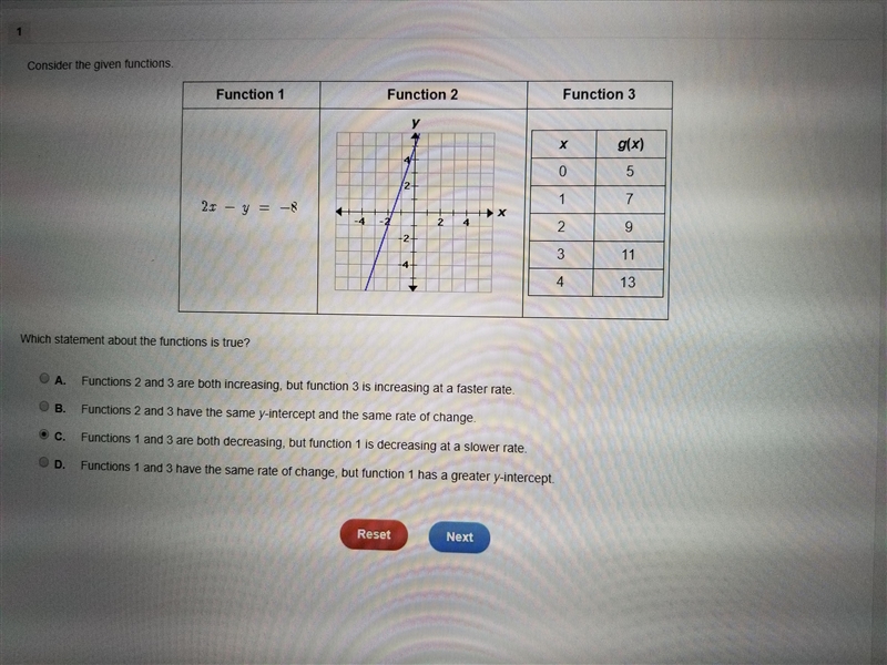 Consider the given function. Which statement about the functions is true?-example-1