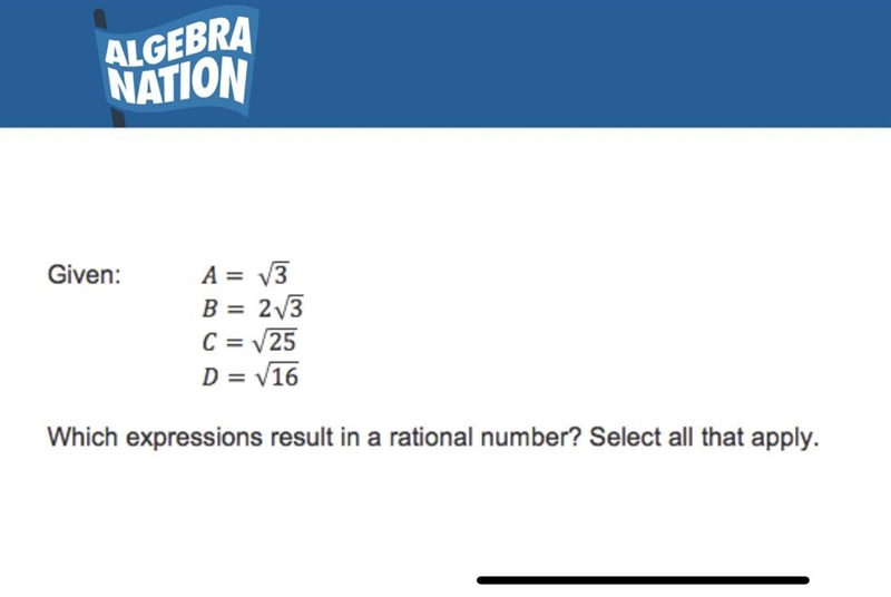 Answers: a. A + B b. C + D c. A + D d. A * B e. B * D f. C * D g. A * A-example-1