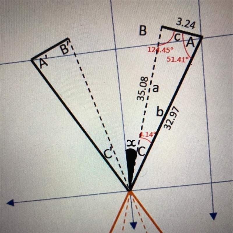 Can you find the value of angle x?-example-1