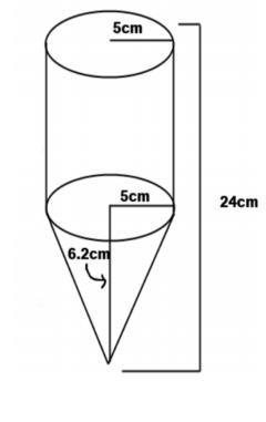 Find the volume of the following shape:-example-1