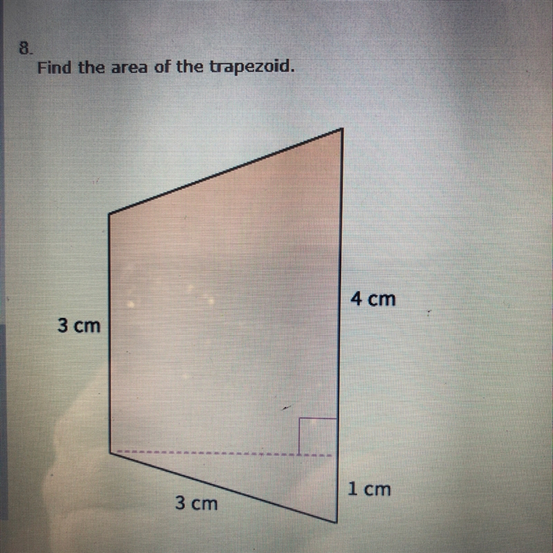 Find the area of the trapezoid. Answer options: 8sqrt2, 4sqrt3, 12.0, 16sqrt2-example-1