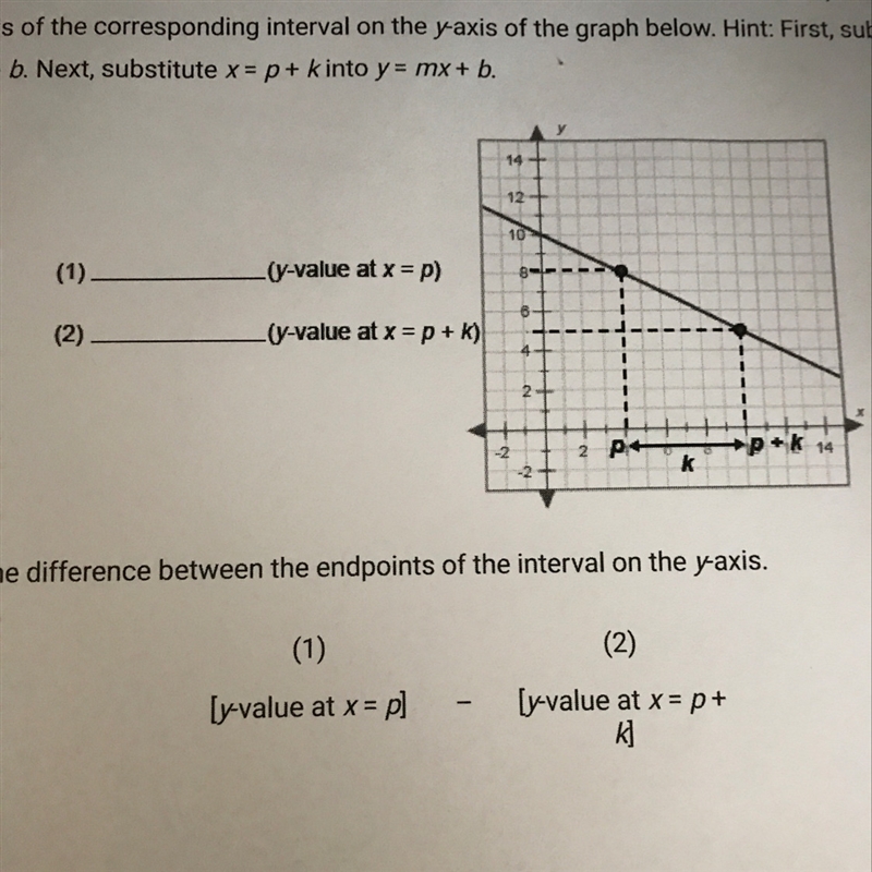 6. Prove that linear functions grow by equal differences over equal intervals. Part-example-1