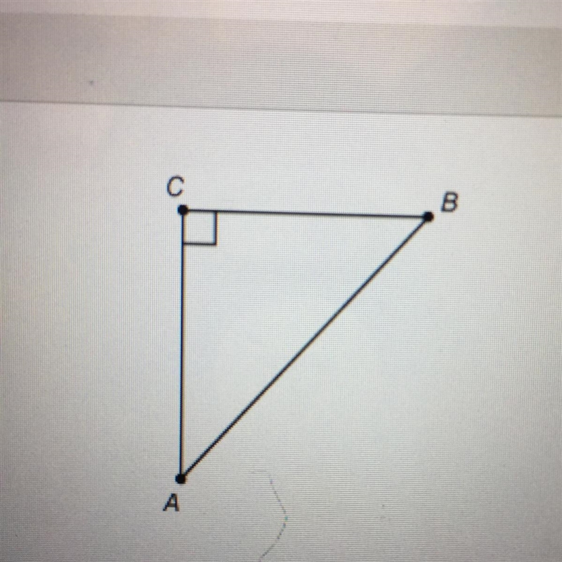 For Δ ABC, which side is opposite angle B? • side AC • side BC • side AB-example-1