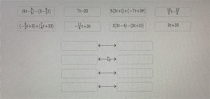 PLEASE HELP Match the pairs of equivalent expressions-example-1