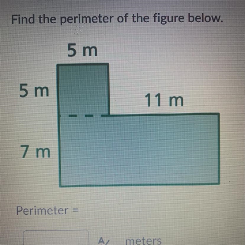 Find the perimeter of the figure-example-1