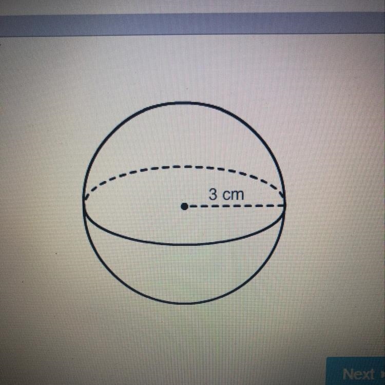 What is the volume of this sphere-example-1