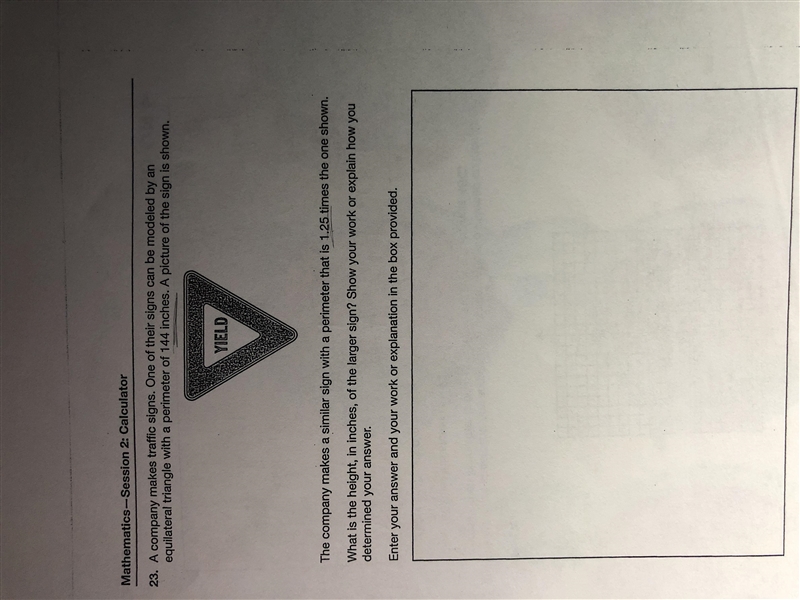 A company makes traffic signs one of those signs can be modeled by an equilateral-example-1