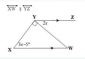 Find the value of x in each case. Give reasons to justify your solutions! answer ASAP-example-1