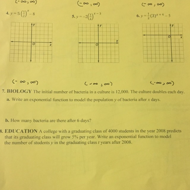 Graphing Exponential Functions questions 7 and 8-example-1