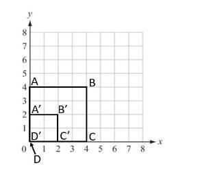 Square ABCD was dilated to form square A’B’C’D’. Is this a reduction or an enlargement-example-1