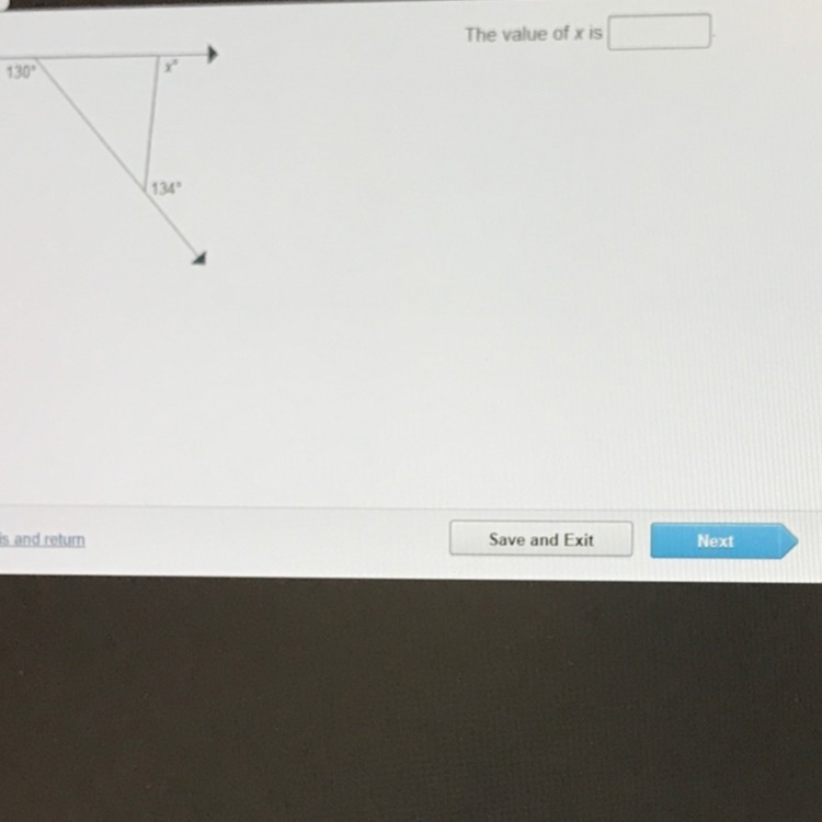 The value of x is? somebody help me please-example-1