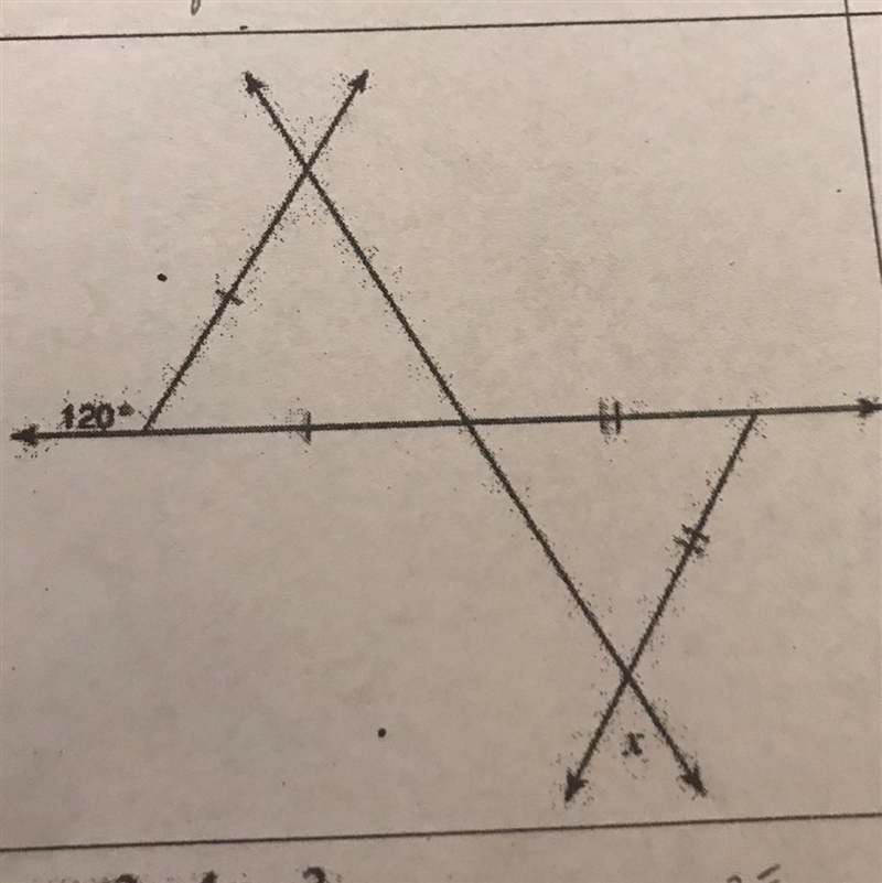 Find the value of x (explain if you can because I don’t understand geometry that well-example-1