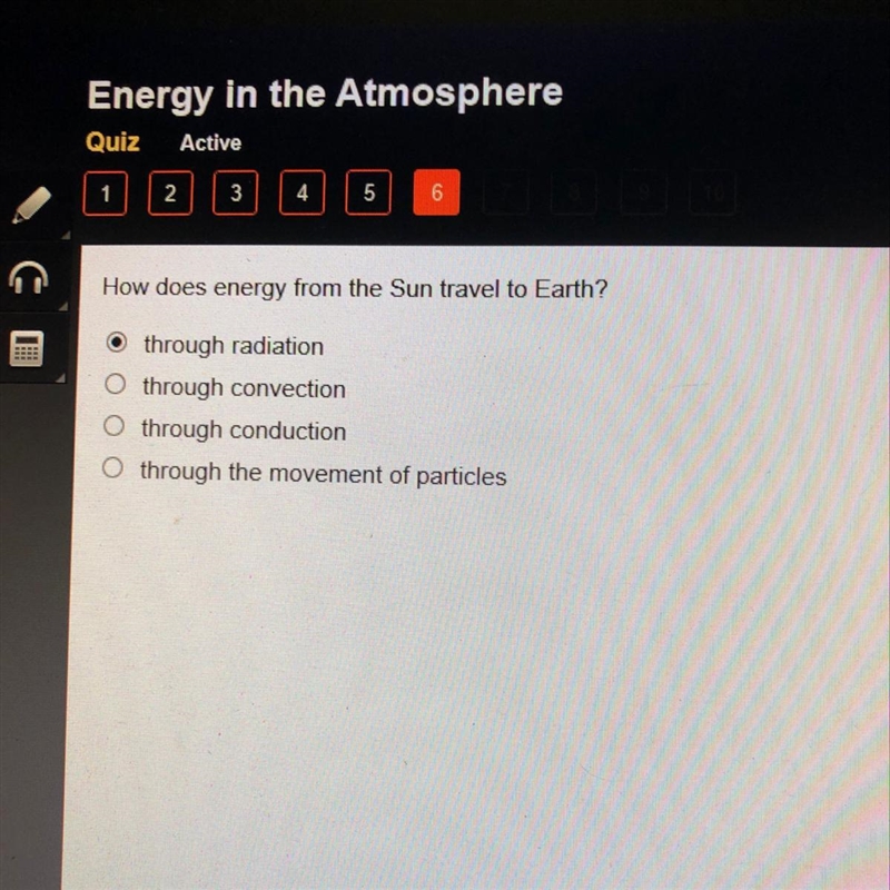 How does energy from the sun travel to earth-example-1