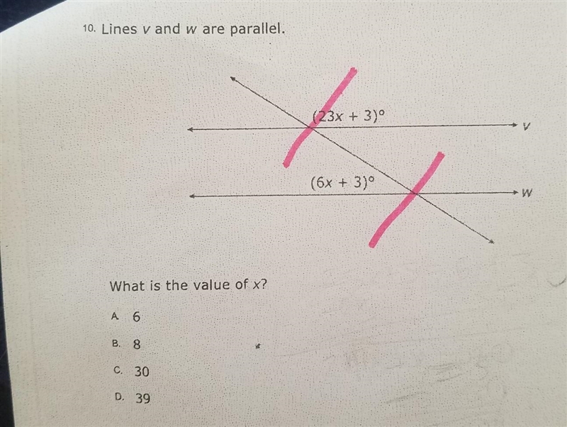 What is x and please show work that would help​-example-1