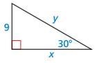 Find the values of X and Y. Write your answers in simplest form. X=__ Y=__-example-1