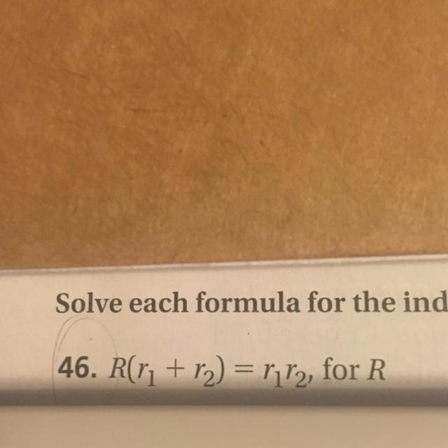 Solve formula for R. show work & thank you!!-example-1