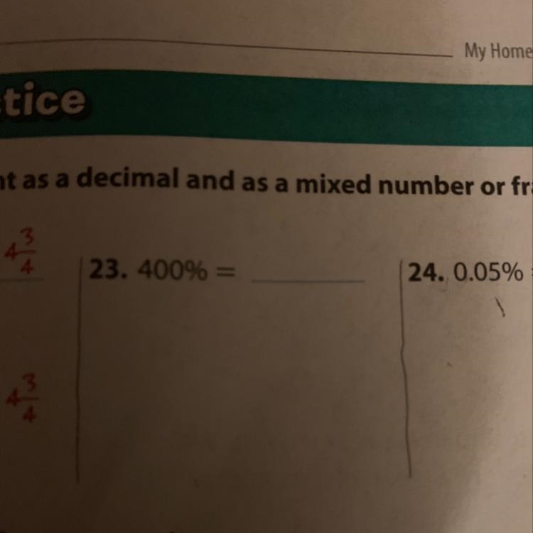 400% = Of a mixed number-example-1