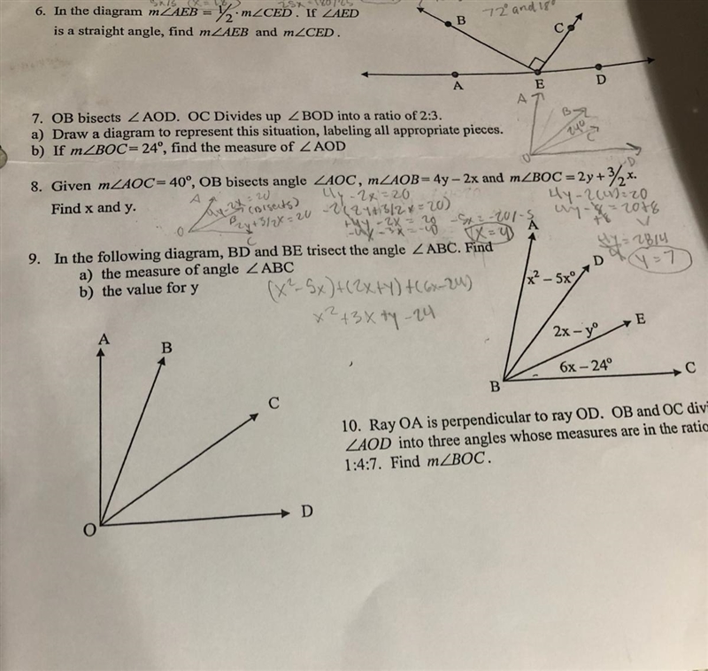 Need help on 9 don’t know if I did it right or not but I need help :p-example-1