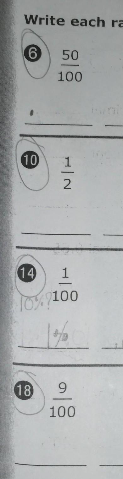 What are these written as a decimal and percent?​-example-1