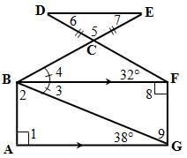 Find m∠4, 5, 6, 7, 8 (see picture)-example-1