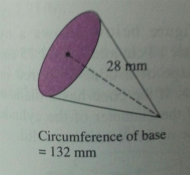 Find the volume of the cone​-example-1