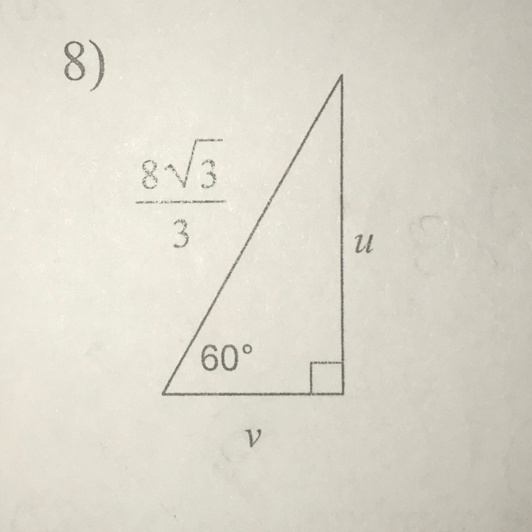 Find u and v. Leave answers in simplest form.-example-1