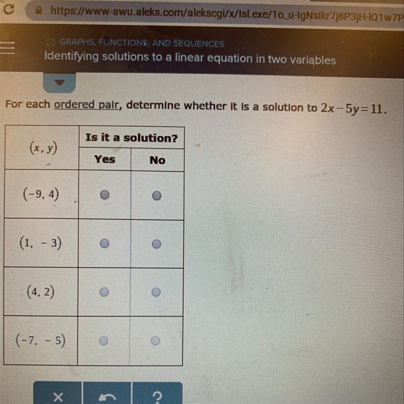 Which is yes and which is no?-example-1