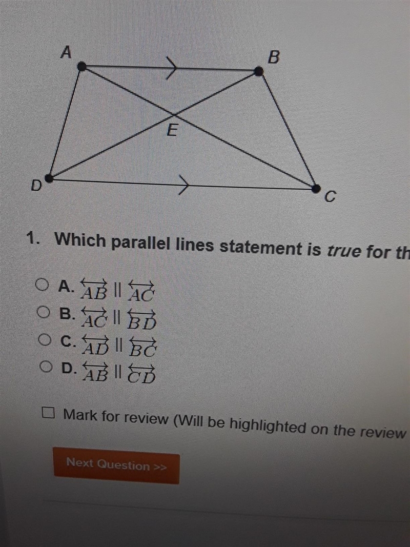 Which parallel lines statement is true for the figure-example-1