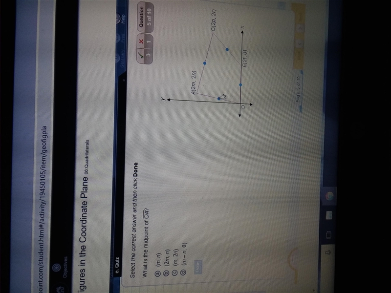 What is the midpoint of OA-example-1