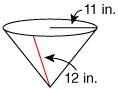 What is the surface area of the cone? (Use 3.14 for pi .) 794.42 in.2 483.56 in.2 822.68 in-example-1