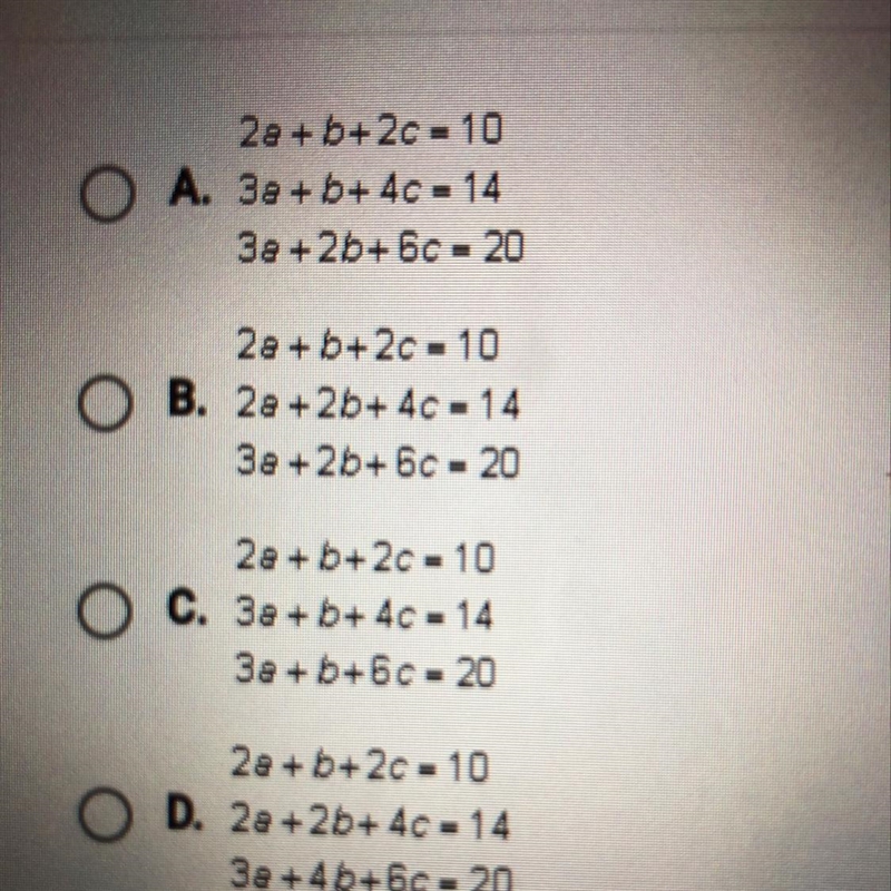 Polit Which system of equations best represents the situation below? A farmer grew-example-1