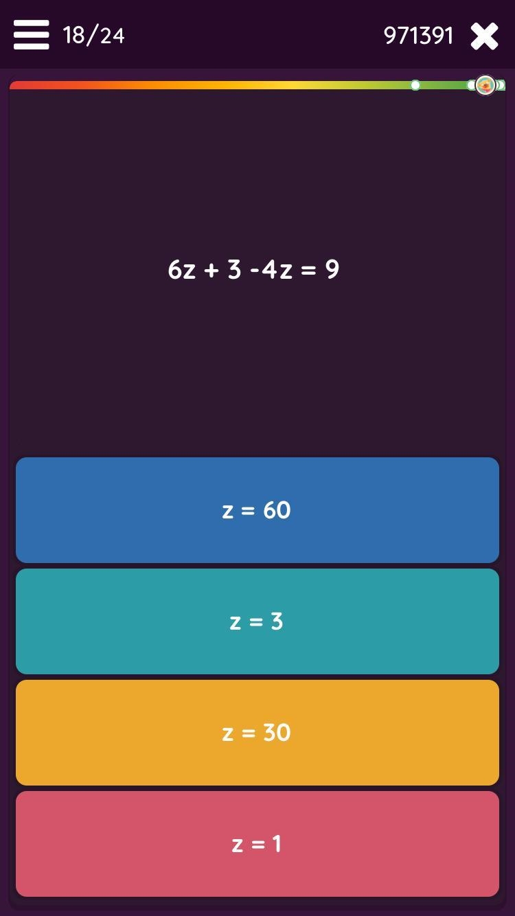 6z + 3 -4z = 9 help please (7th grade)-example-1