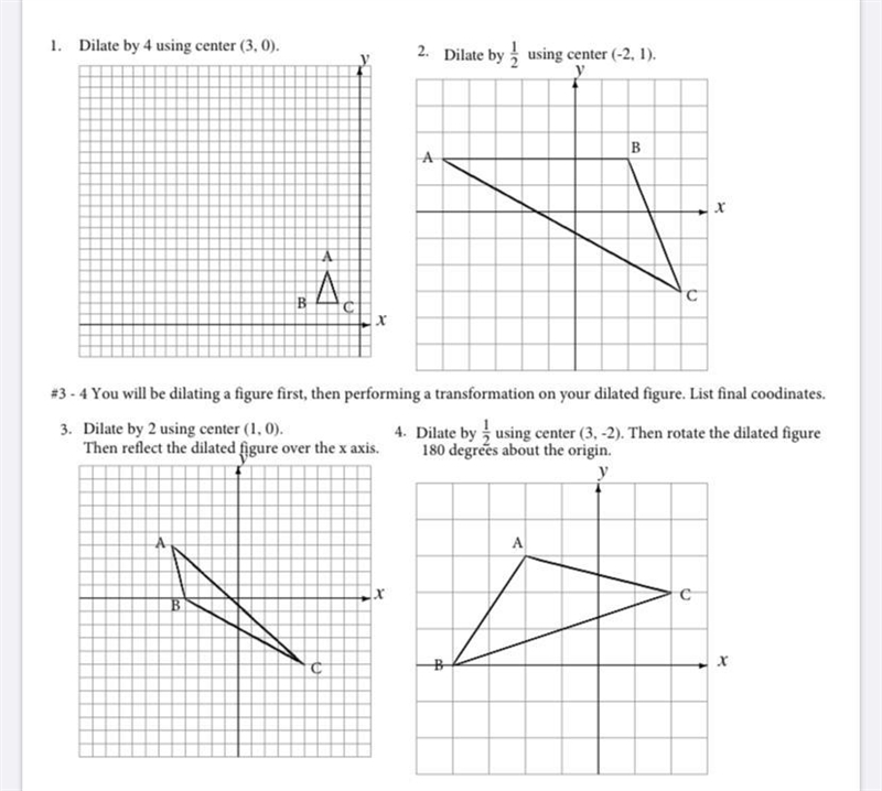 Geometry dilations, help if you can explain would be great, i have to take a test-example-1