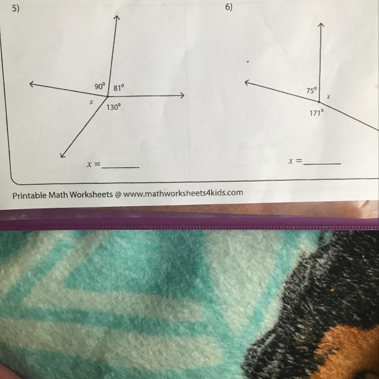 Does anyone know how he answer to number 5 and 6?-example-1