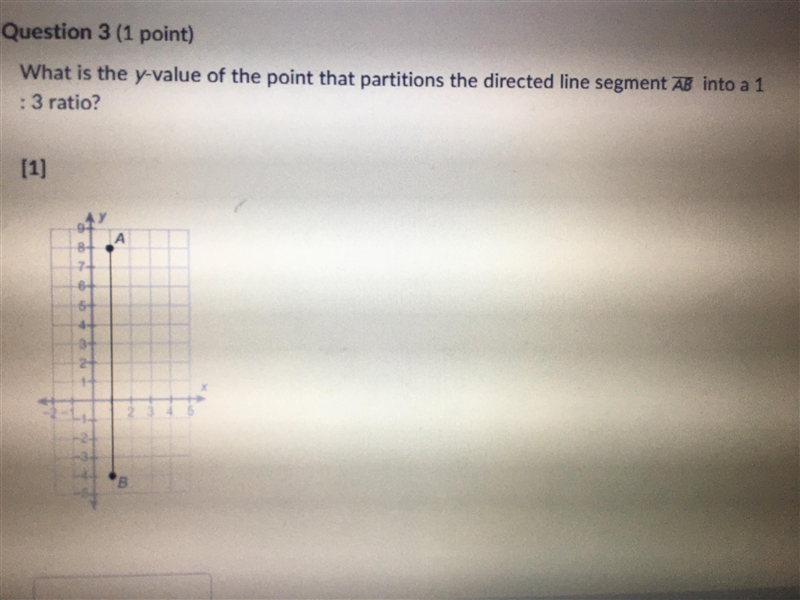 What is the Y value of the point that Partitions the directed line segment A.B. into-example-1