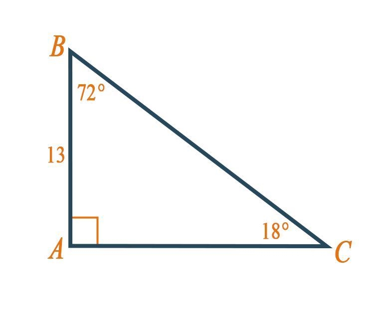 Triangle ABC, with angles and lengths as marked, is shown below. Martin determined-example-1