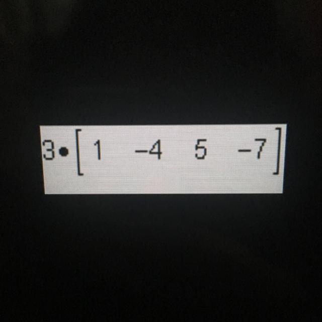 What is the product? A. [3 -12 15 -21] B. [4 -1 8 -4] C. [3 12 15 21] D. [4 -12 8 -21]-example-1