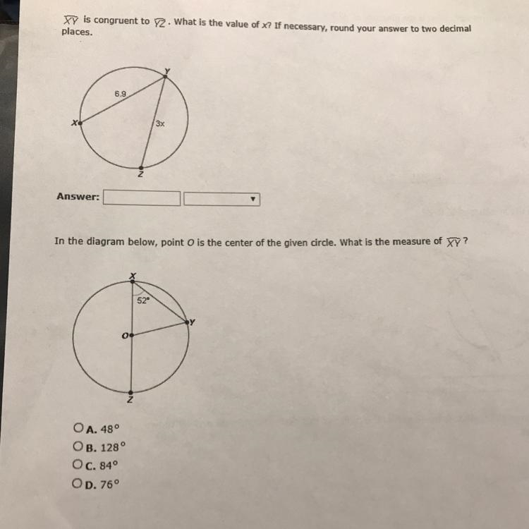 Can someone show me how to solve either one of these?-example-1