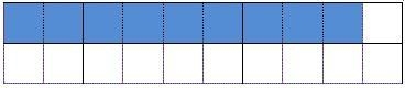 What percent is the shaded portion of the entire diagram? 9% 40% 45% 90%-example-1