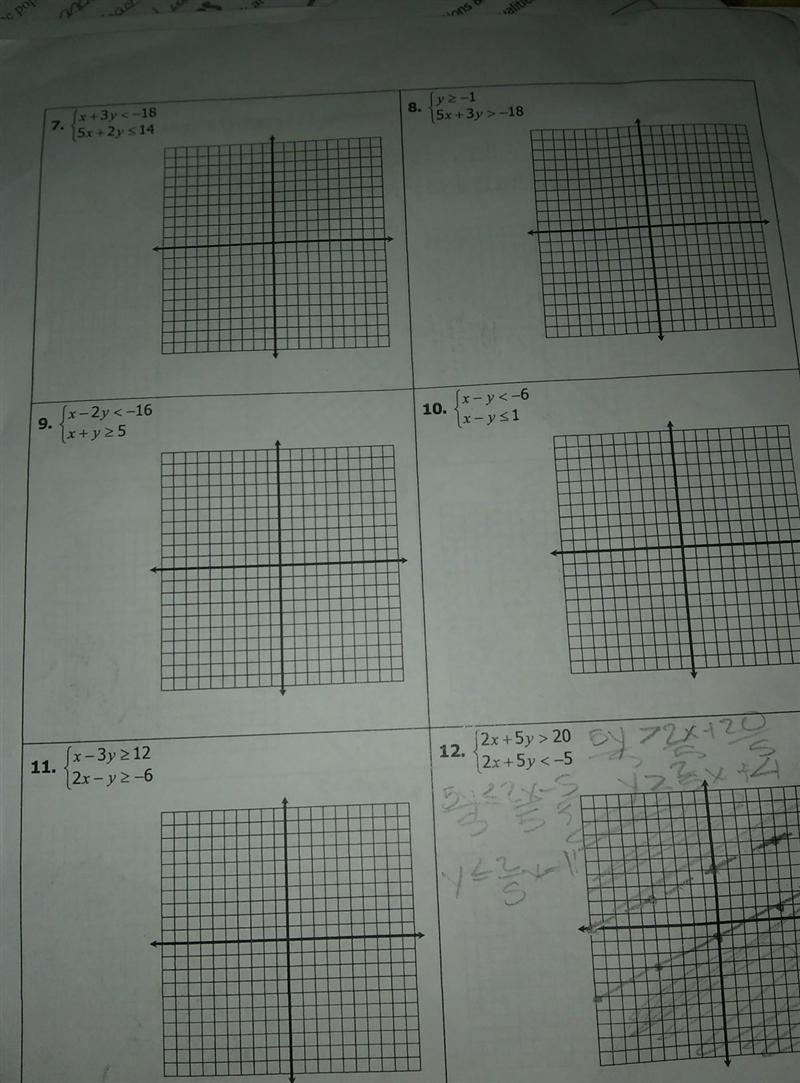 Can anyone help answer 7-11 I can graph it myself just help on the first part​-example-1