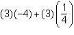 Which expression could be used to determine the product of –4 and 3 1/4 OPTIONS BELOW-example-1