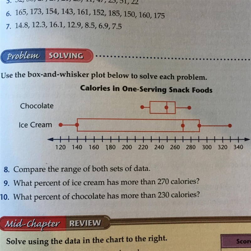 Number 9 & 10 please explain how you get your answer-example-1