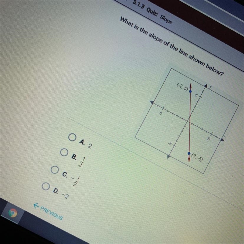 What is the slope of the line below-example-1